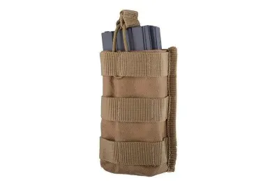 Pouch tactic incarcator open top - TAN