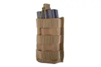 Pouch tactic incarcator open top - TAN