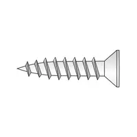 Surub Pvc 20 Otel Zincat Galben-4.3 X 30