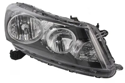 Far Dreapta (H1, electric, fara motoras, culoare insert: gri, culoare semnalizator: transparent) potrivit HONDA ACCORD IX, ACCORD VIII -06.15