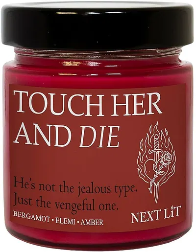 Lumânare parfumată Next Lit Burning Tropes - Touch Her and Die, 180 g