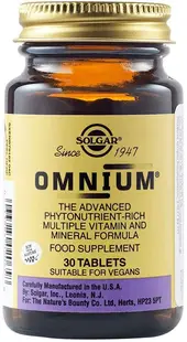 Omnium, 30 tablete, Solgar