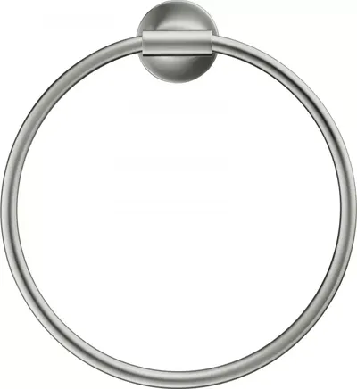 Inel prosop Duravit Stack T 0099477000, montare pe perete, 210 mm, metal, Otel satinat