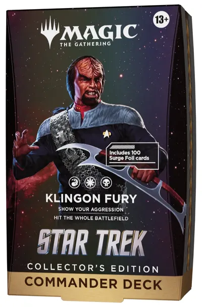 Magic The Gathering: Star Trek Collector's Edition Commander Deck - Klingon Fury