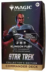 Magic The Gathering: Star Trek Collector's Edition Commander Deck - Klingon Fury