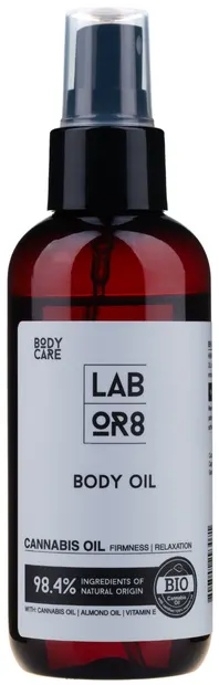 Labor8 Hemp Ulei de cânepă de corp, 130 ml