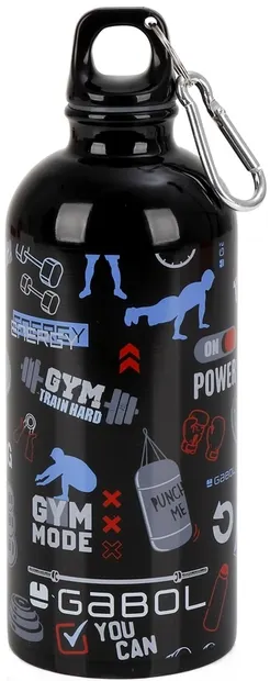 Sticlă de apă din aluminiu Gabol Training - 600 ml