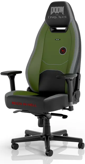 Scaun gaming noblechairs - DOOM: The Dark Ages Edition, verde/negru