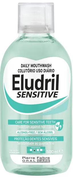 Eludril Sensitive Apă de gură zilnică, 500 ml