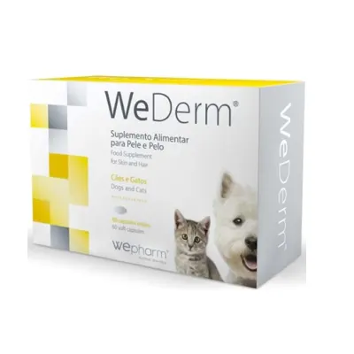 Supliment dermatologic pentru caini pisici WeDerm 60 capsule