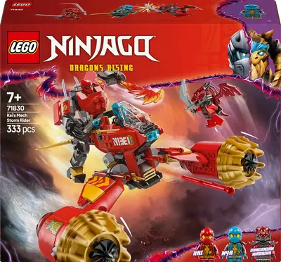 Constructor LEGO Ninjago - Robot Storm Rider al lui Kai (71830)