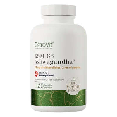 Ashwagandha KSM-66, 120 capsule, OstroVit