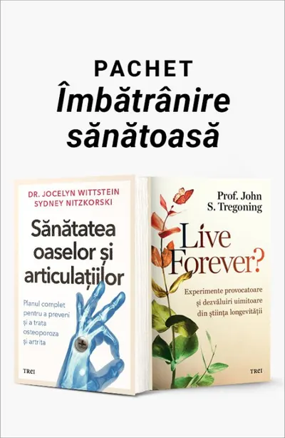 Pachet Îmbătrânire sănătoasă. Sănătatea oaselor și articulațiilor/Live Forever?