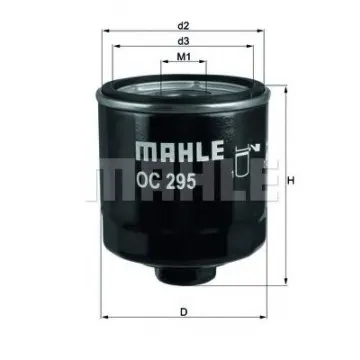 Filtru ulei MAHLE ORIGINAL OC 295