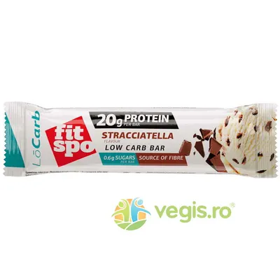 Baton Proteic LoCarb 35% Proteina Stracciatella 60g