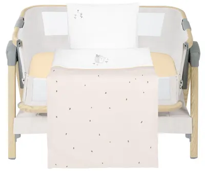 Set de dormit din 5 piese pentru mini patut KikkaBoo Hedge-hugs