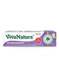 Pasta de dinti GennaDent Homeopatic, 80ml, VivaNatura