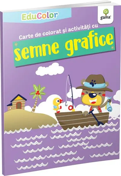 Carte de colorat și activități cu semne grafice. EduColor - Paperback brosat - ***