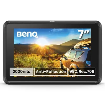 Monitor Consumer BenQ PVS7, 7", 1920 x 1080 pixeli, Black, 3 ani Garantie