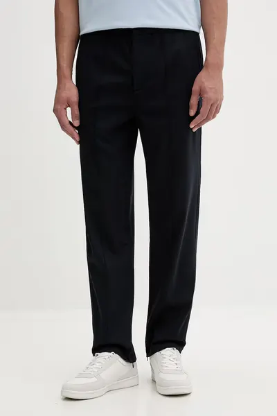 Filling Pieces pantaloni de lână Coach Twill Wool