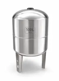Butelie hidrofor inox 100L, vas expansiune cu membrana, presiune maxima 6 bar, rezervor hidrofor din inox Campion PROFESSIONAL CMP1649