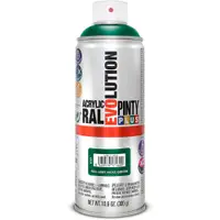 Spray Vopsea acrilica verde moss, interior / exterior, ral 6005, 400 ml, Pintyplus