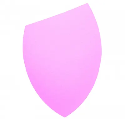 Burete Profesional Lacrima pentru Machiaj, Perfect Blending Cut Teardrop, Light Pink
