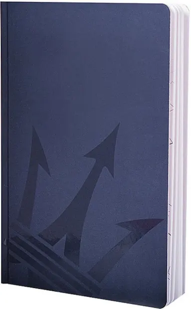 Agenda Pininfarina Maserati Edition - Albastru închis, 64 foi, cu linii