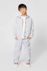 Kenzo Kids hanorac cu fermoar și glugă pentru copii din bumbac