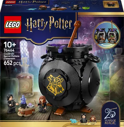 Constructor LEGO Harry Potter - Cauldron: Sala de clasă a poțiunilor secrete (76464)