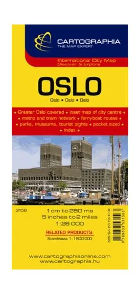 Hartă rutieră Oslo - Paperback - ***