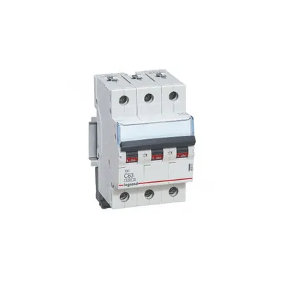 Siguranta automata MCB TX³ 6000 - 3P 400 V~ - 63 A - C curba - prong/pentruk type supply busbars