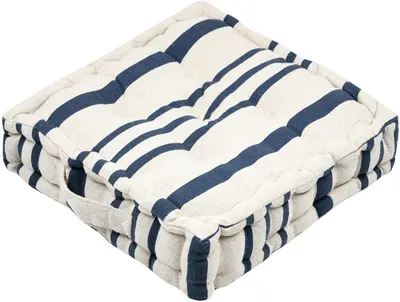 Pernă de podea STOF - Manduel, 45 x 45 x 10 cm, Navy