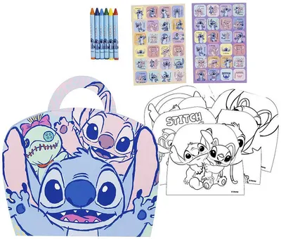 Set creativ Cerda Stitch - Cu pasteluri și stickere