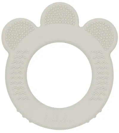 Periuţă de dinţi KikkaBoo Platinum Silicone - Sand