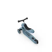 Trotineta copii cu sezut, transformabila 2 in 1, HighwayKick 1 Steel, 1-5 ani, pana la 50 kg, Scoot Ride