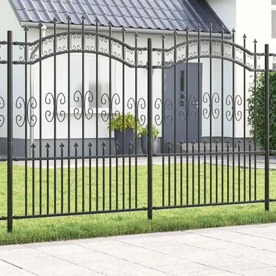 vidaXL Gard de Grădină KAMPEN 240 x 202,5 cm Oțel vopsit în pulbere