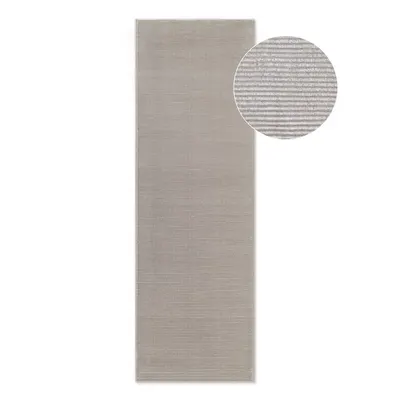 Covor tip traversă gri/crem 80x240 cm Perles Dolomite – Elle Decoration