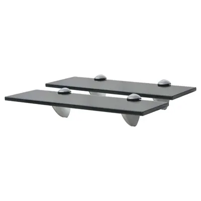 vidaXL Rafturi suspendate, 2 buc., 30 x 20 cm, sticlă, 8 mm
