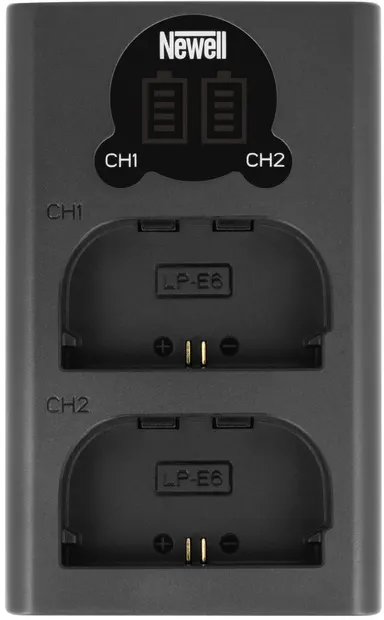 Încărcător Newell - DL-USB-C, LP-E6, 2 cuiburi
