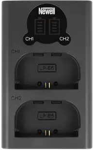 Încărcător Newell - DL-USB-C, LP-E6, 2 cuiburi