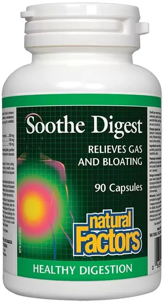 Soothe Digest, 90 capsule, Natural Factors