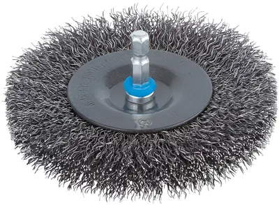Perie disc pentru bormașină Wolfcraft - Ø100 x 10 mm