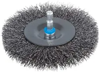 Perie disc pentru bormașină Wolfcraft - Ø100 x 10 mm