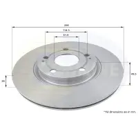 Disc frana COMLINE ADC01134V
