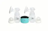 Pompa de san electrica dubla Lorelli Daily Comfort, Led, touch screen, 3 moduri de functionare, Blue