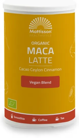 Organic Maca Latte, 160 g, Mattisson Healthstyle
