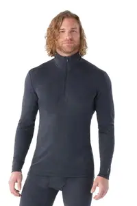 Tricou termic pentru bărbați Classic Thermal Merino Base Layer 1/4 Zip
