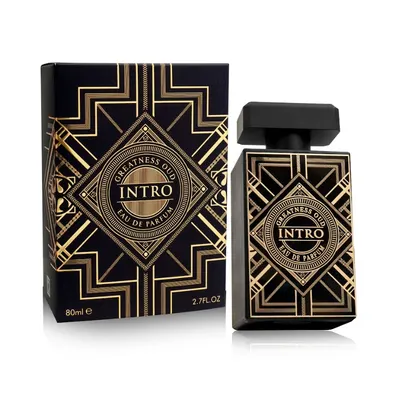 Apa de Parfum Intro Greatness Oud by Fragrance World, Unisex, 80 ml