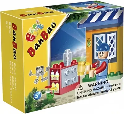 Constructor Banbao - Magazin de înghețată, 16 piese